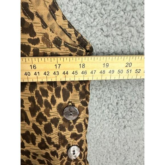 Erika Studio Leopard Print Shift Dress Womens PS  Animal Print Retro VTG 90S‎ - Picture 5 of 6